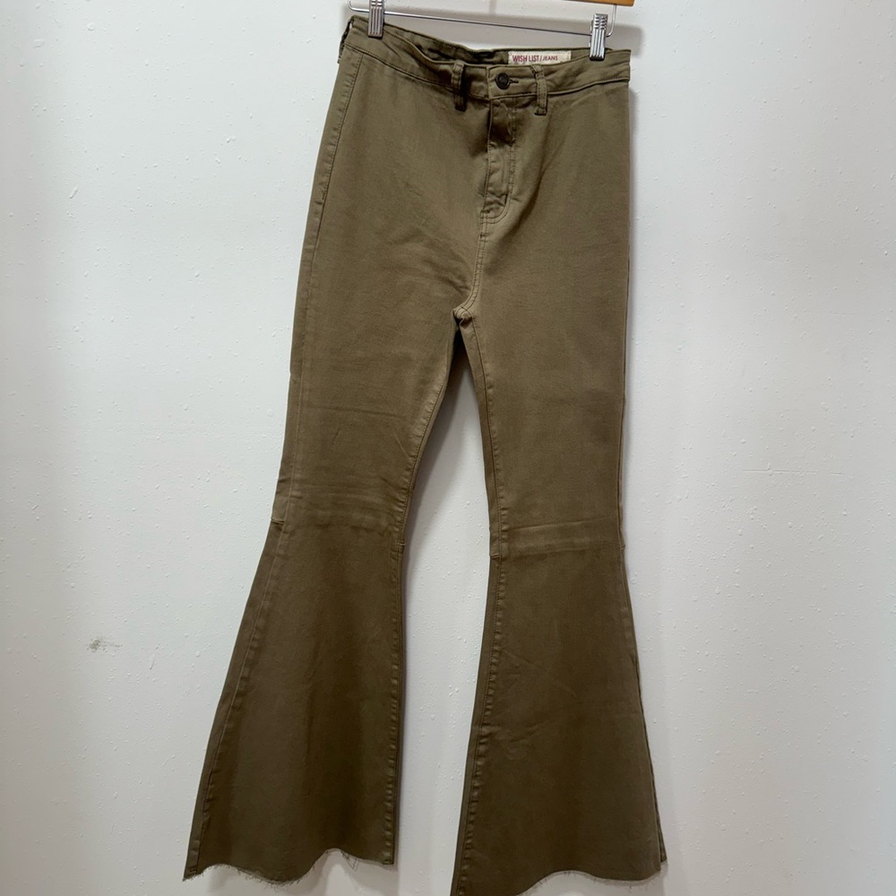 Levi's Olive Flare Jeans